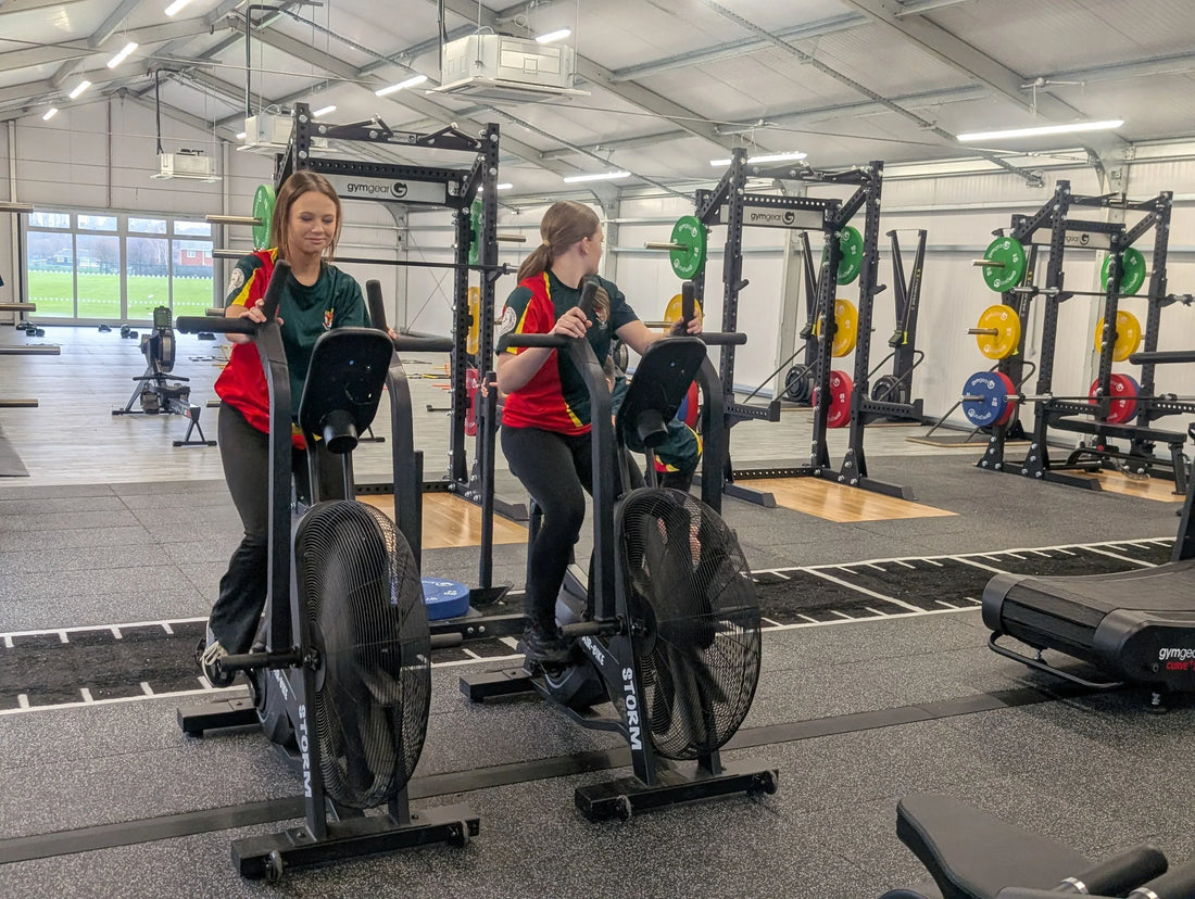 How many students can safely use a school gym at once