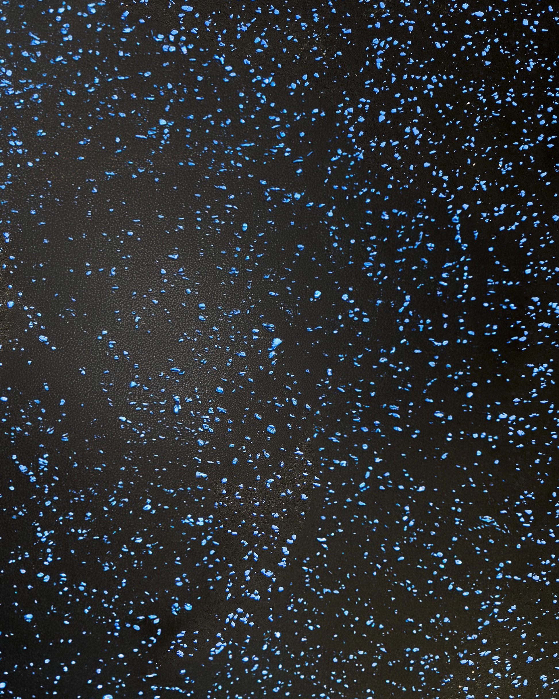 20mm Premium Black Rubber Tile (1m x 0.5m / Blue Fleck), Premium Rubber Tiles - Gym Gear