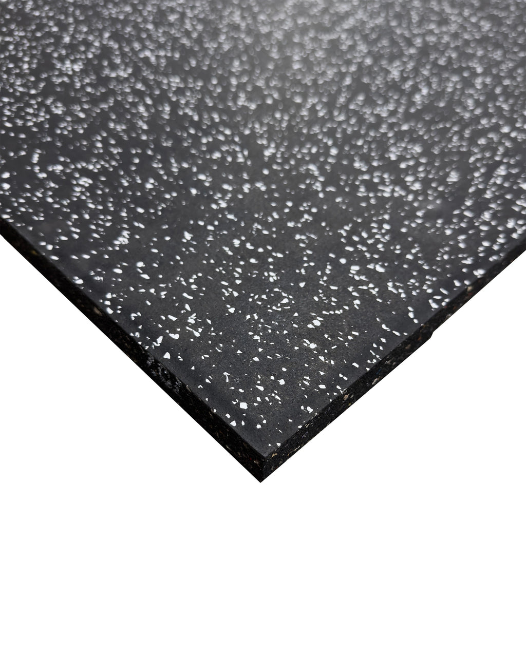 20mm Premium Black Rubber Tile (1m x 0.5m / Grey Fleck), Premium Rubber Tiles - Gym Gear