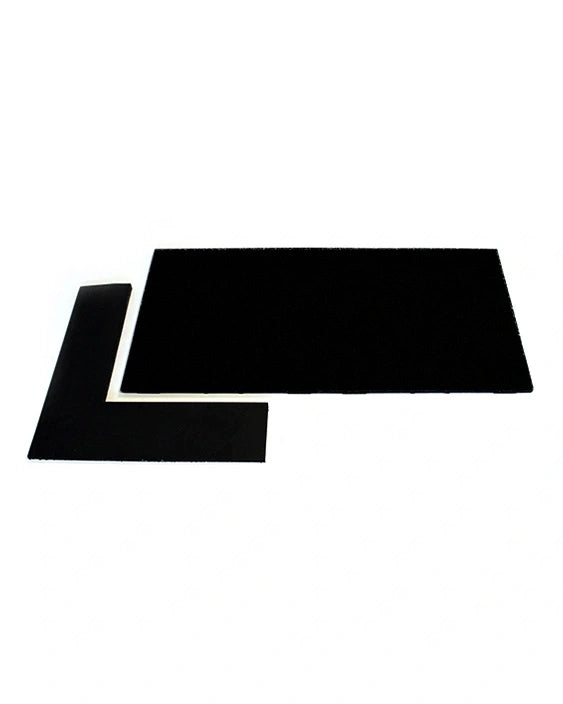 20mm Premium Black Rubber Gym Floor Tile (1m x 0.5m / Black)