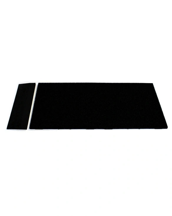 20mm Premium Black Rubber Gym Floor Tile (1m x 0.5m / Black)