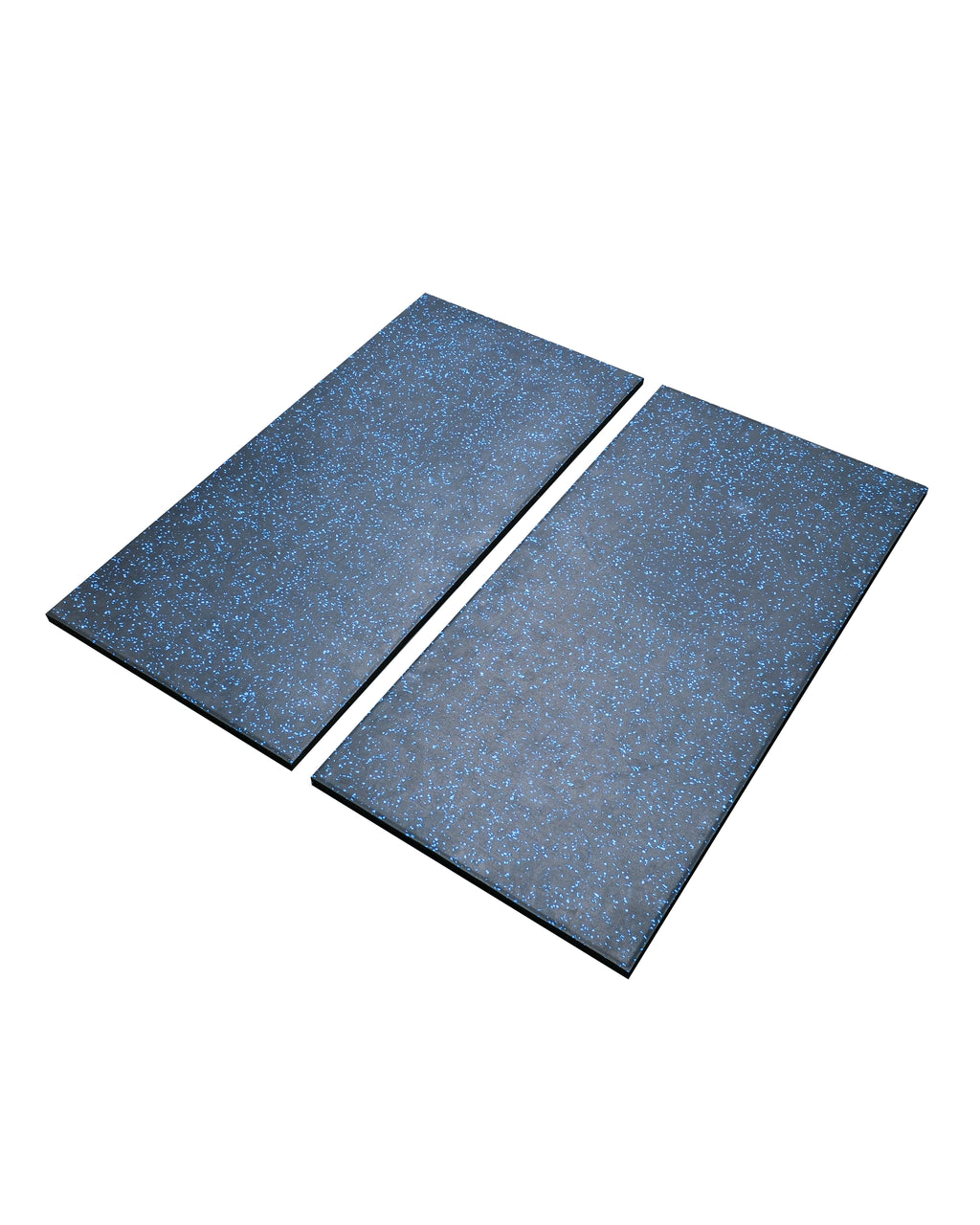20mm Premium Black Rubber Tile (1m x 0.5m / Blue Fleck)
