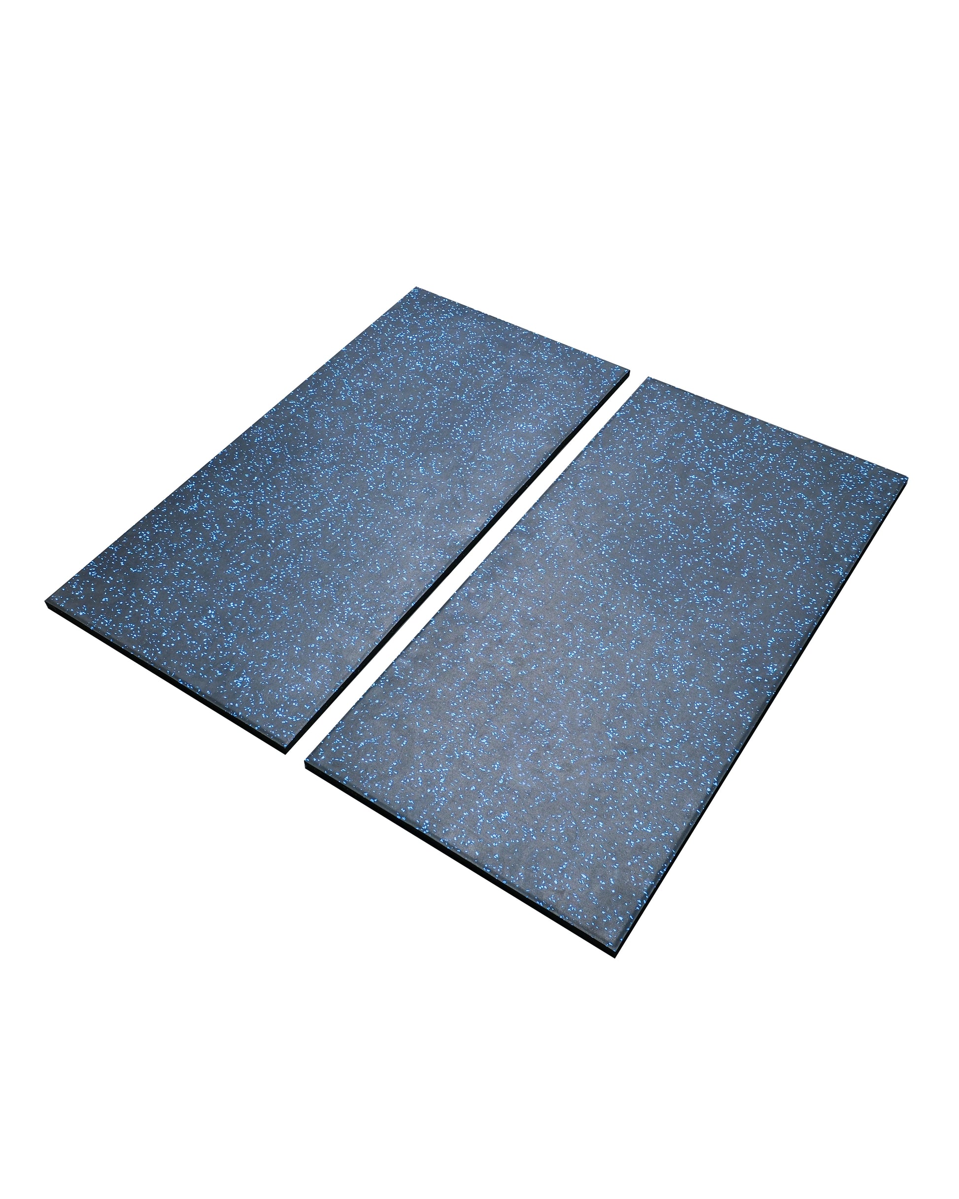 20mm Premium Black Rubber Tile (1m x 0.5m / Blue Fleck)