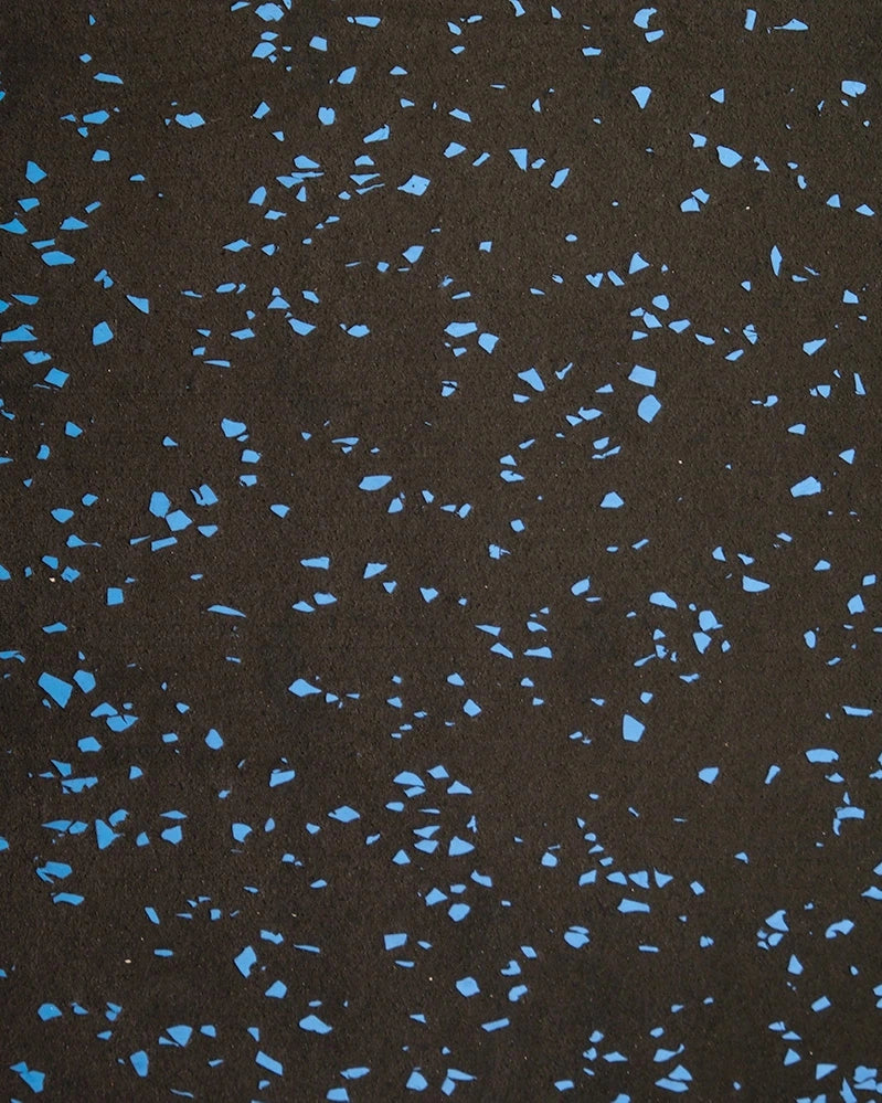 30mm Premium Blue Rubber Tile (1m x 0.5m / Blue Fleck)