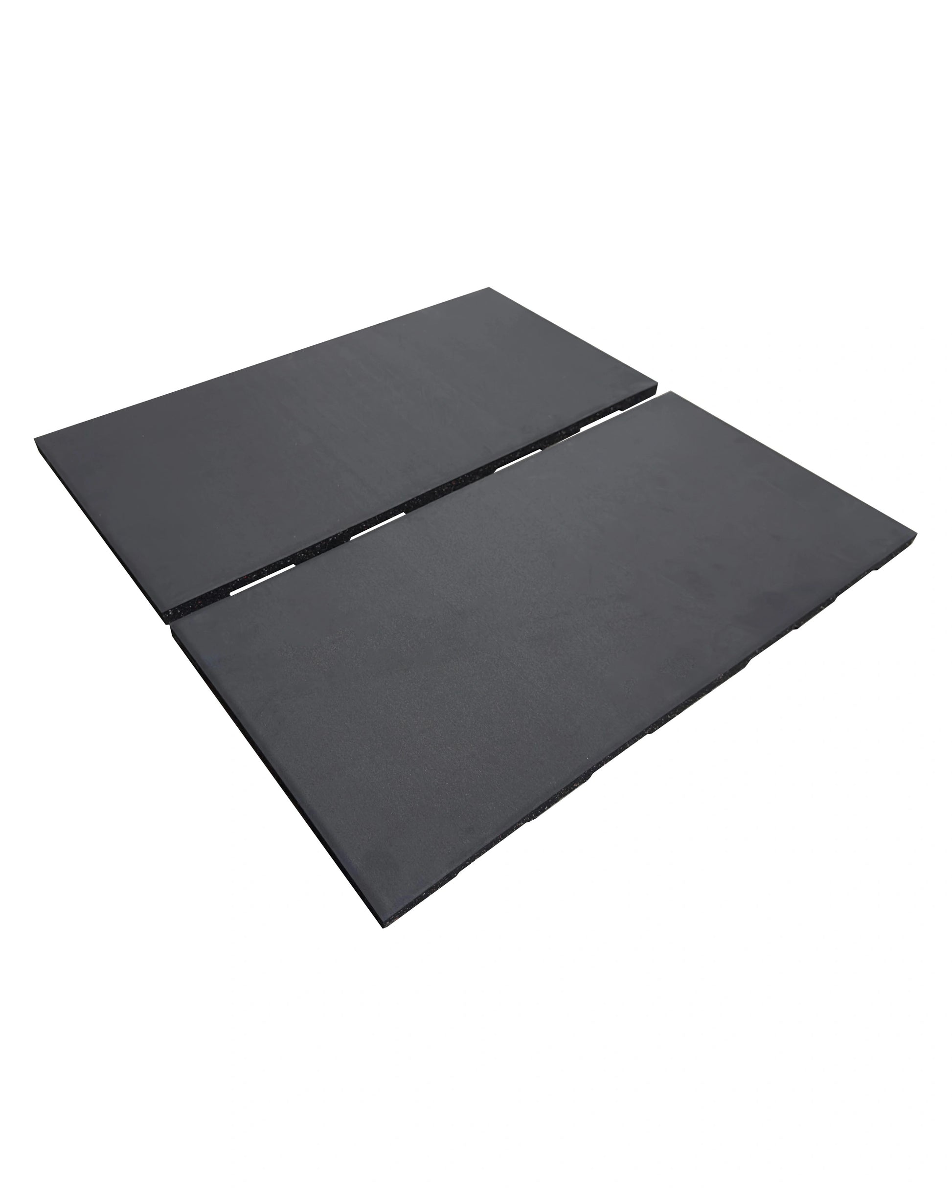 30mm Premium Black Rubber Gym Floor Tile (1m x 0.5m / Black), Premium Rubber Tiles - Gym Gear