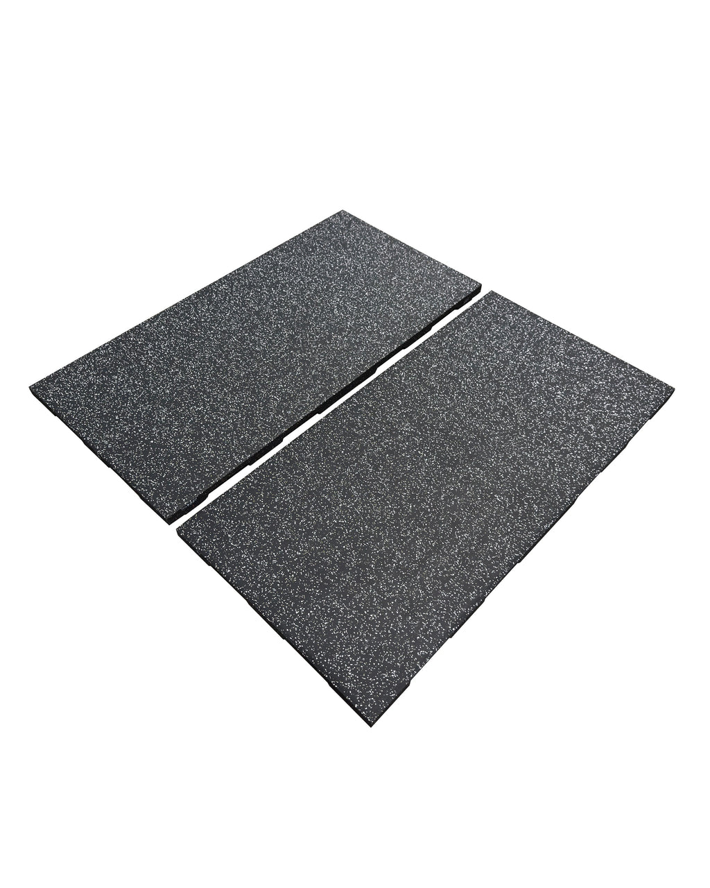 30mm Premium Black Rubber Tile (1m x 0.5m / Grey Fleck), Premium Rubber Tiles - Gym Gear