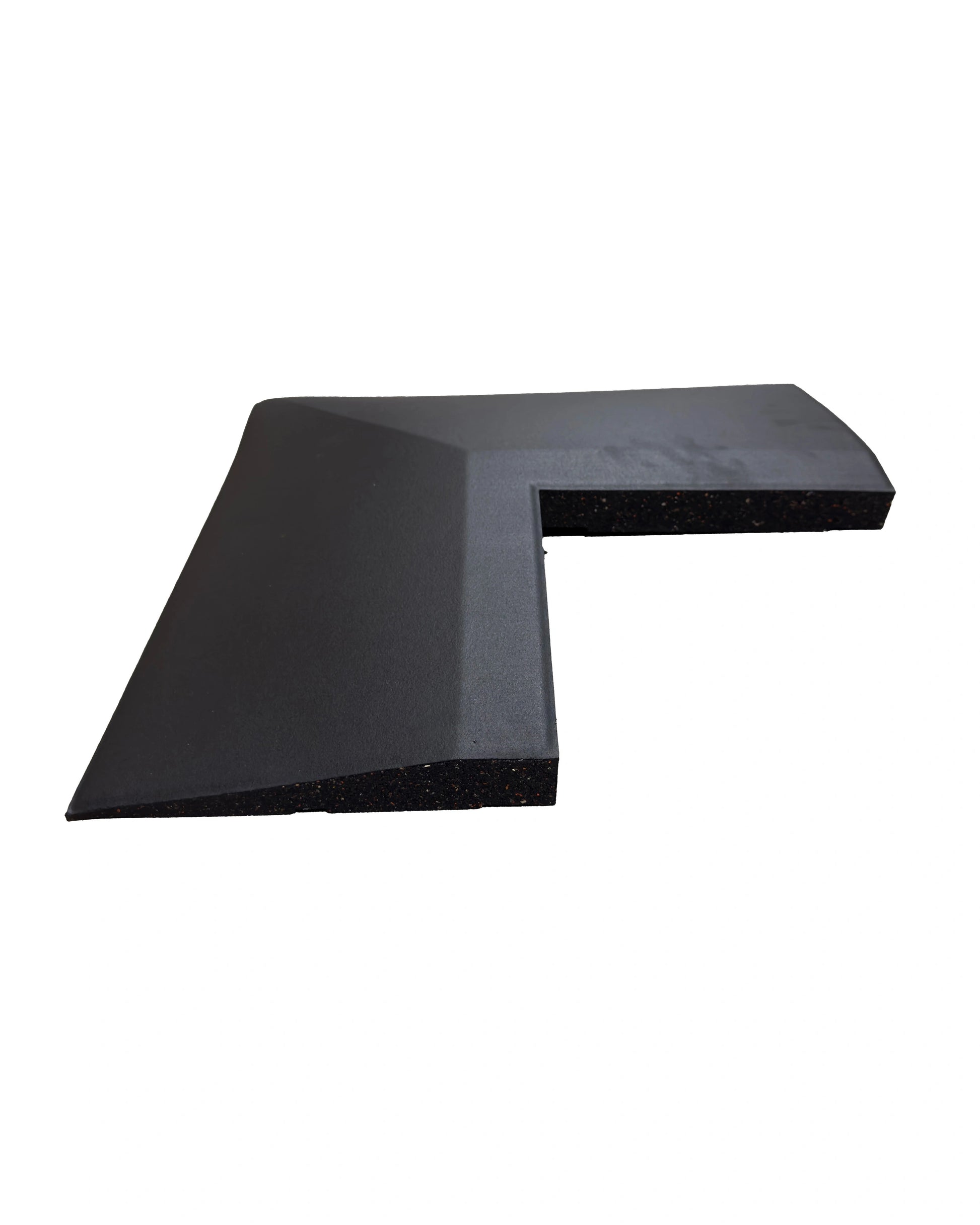 Gym Floor Corner Ramped Edge, Premium Rubber Tiles - Gym Gear