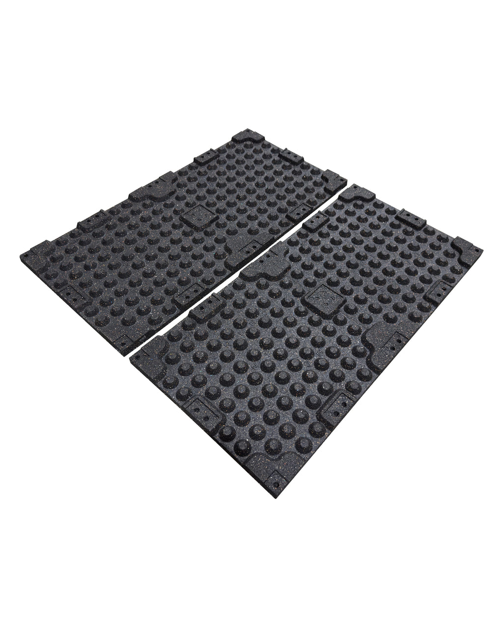 30mm Premium Blue Rubber Tile (1m x 0.5m / Blue Fleck), Premium Rubber Tiles - Gym Gear