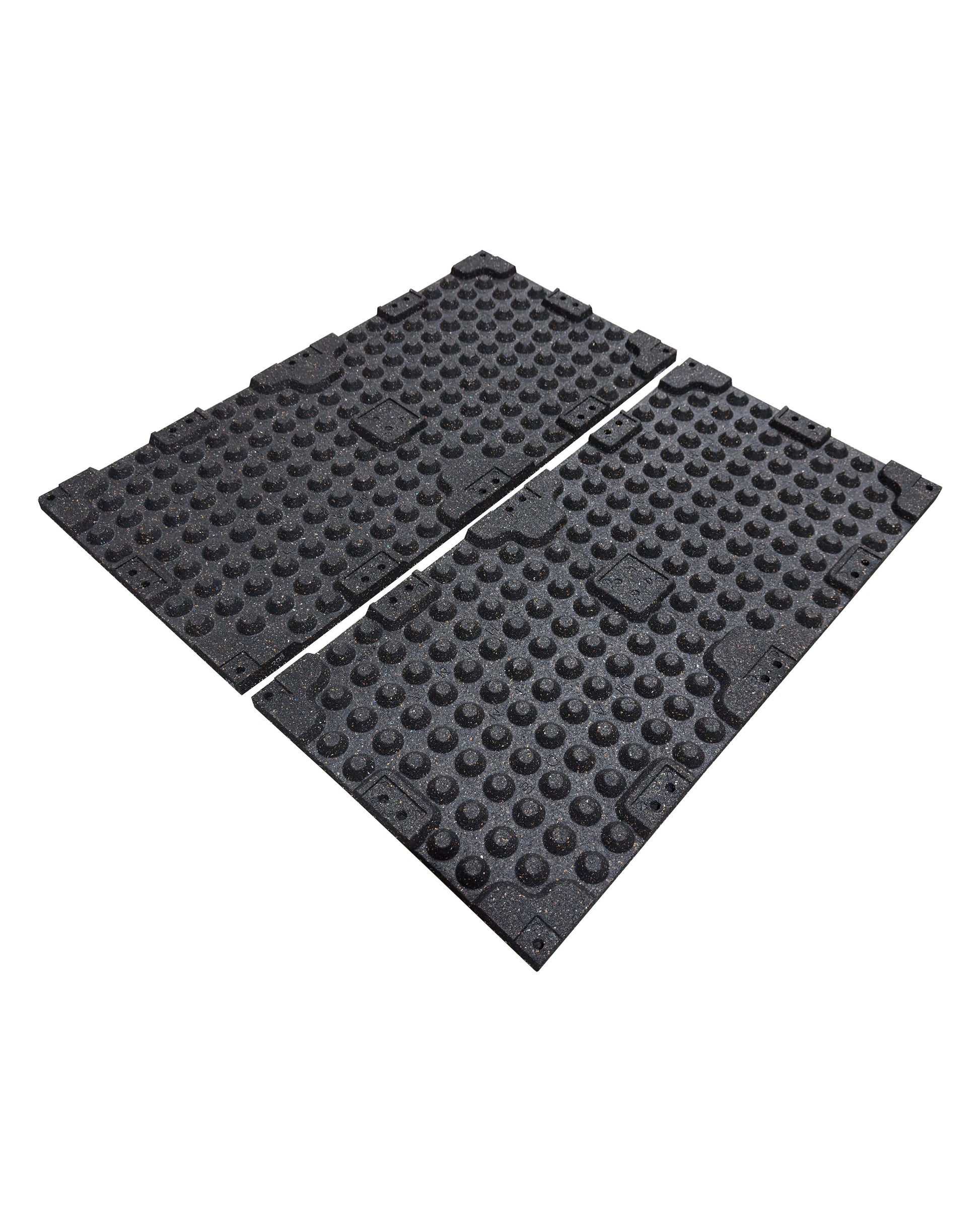 30mm Premium Blue Rubber Tile (1m x 0.5m / Blue Fleck), Premium Rubber Tiles - Gym Gear