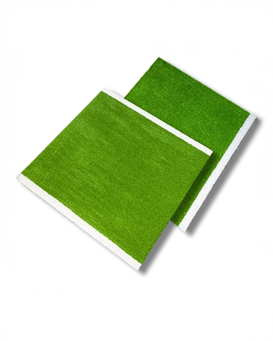 30mm Green Premium Sled Track Turf Tile 1x1m with Line Markings
