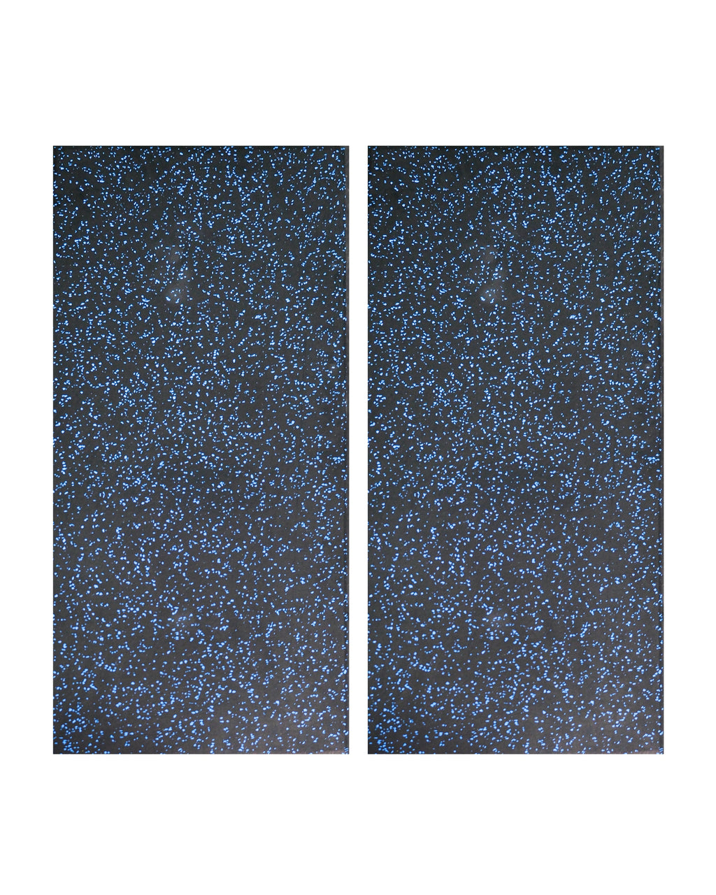 20mm Premium Black Rubber Tile (1m x 0.5m / Blue Fleck)