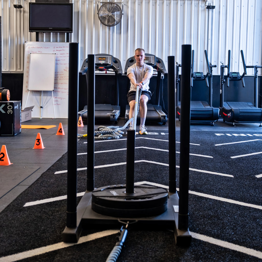 Sled Being Pulled Straight On