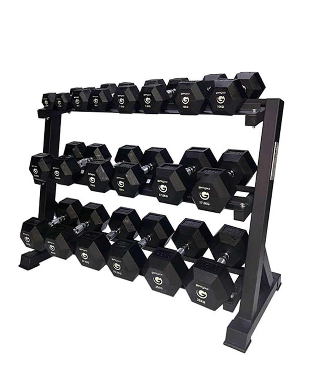 3 Tier Hex Dumbbell Rack