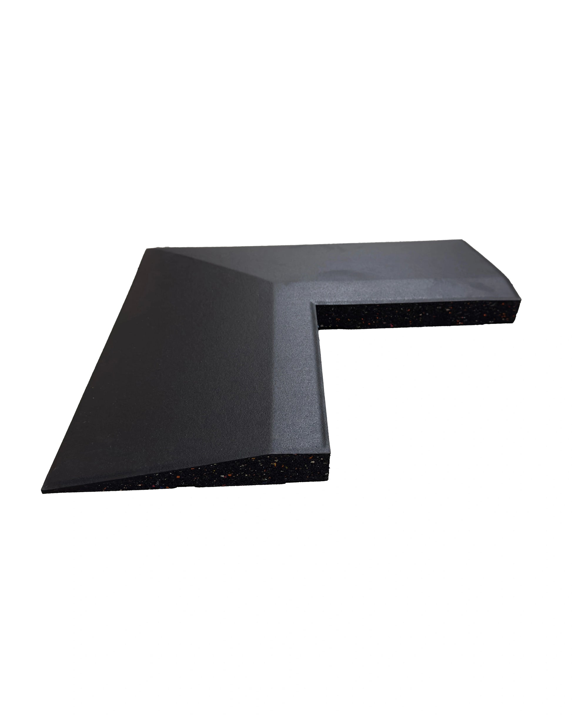 Gym Floor Corner Ramped Edge, Premium Rubber Tiles - Gym Gear
