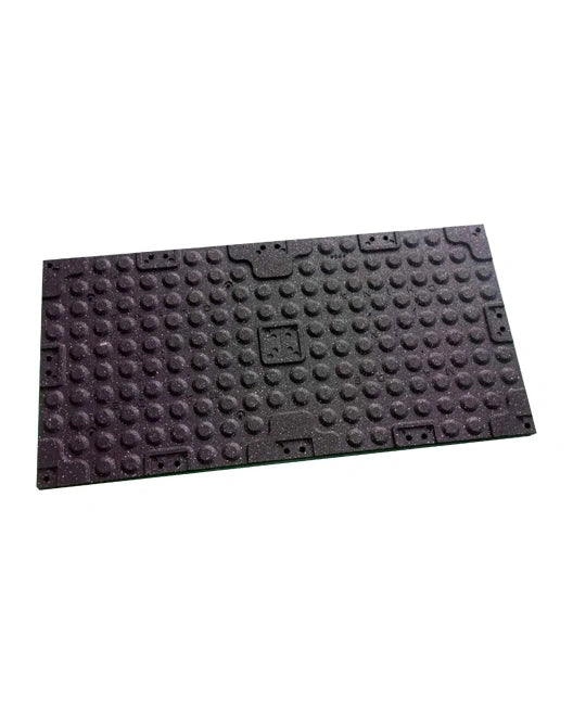 40mm Premium Black Rubber Tile (1m x 0.5m / Grey Fleck)