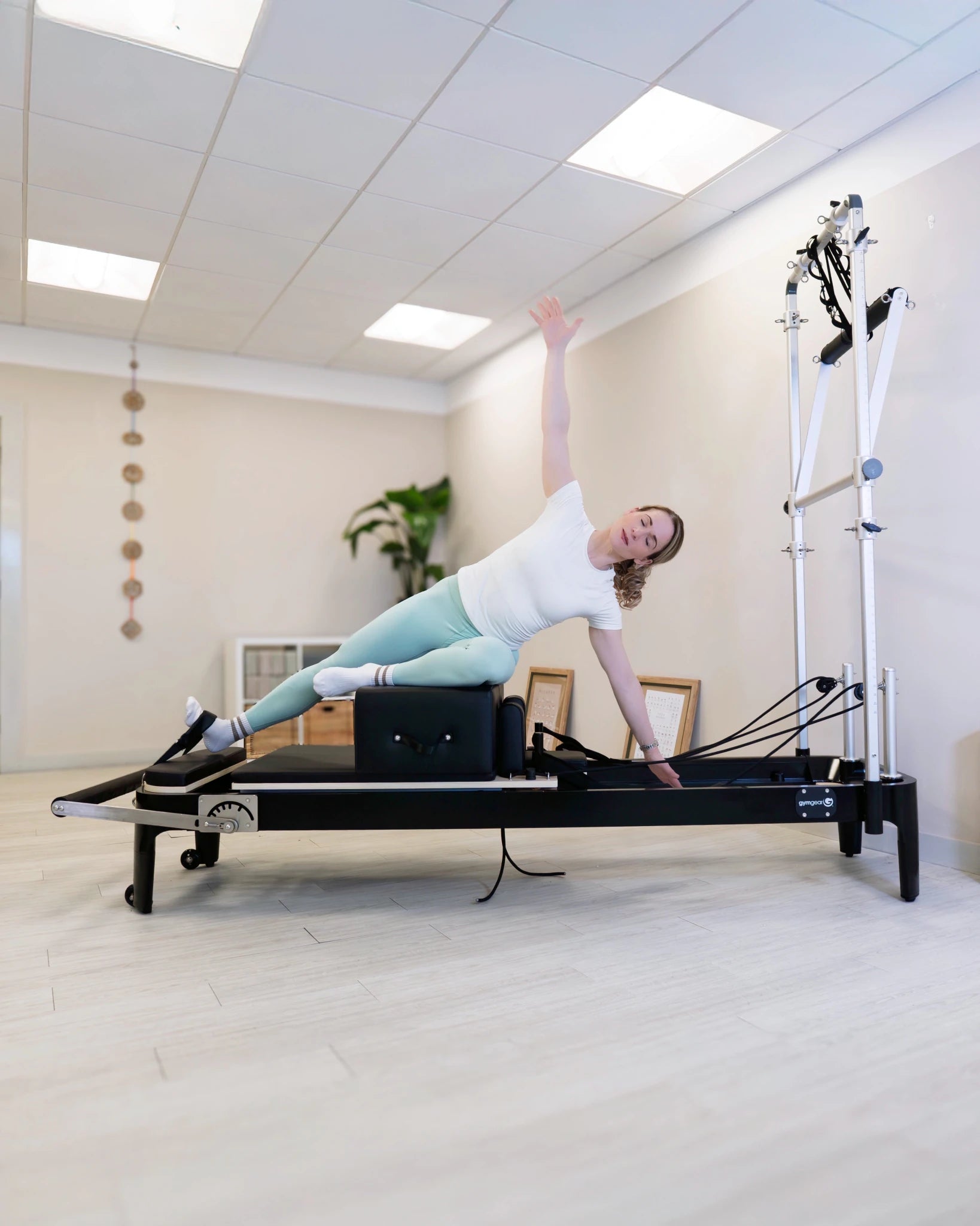 Aluminium Reformer with Tower System / Half Trapeze, Pilates Equipment - Gym Gear