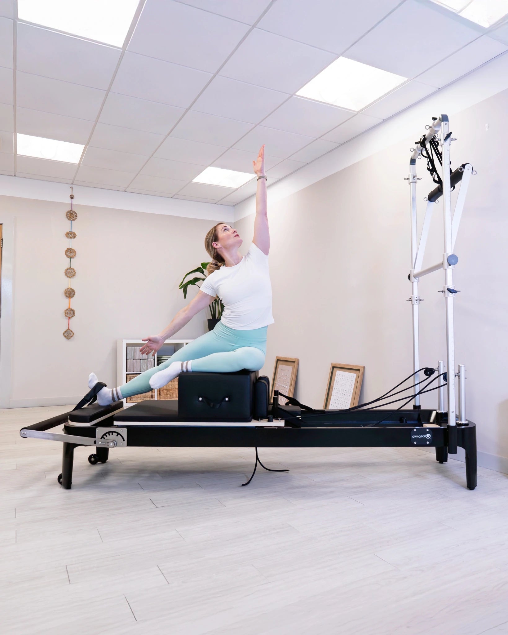 Aluminium Reformer with Tower System / Half Trapeze, Pilates Equipment - Gym Gear