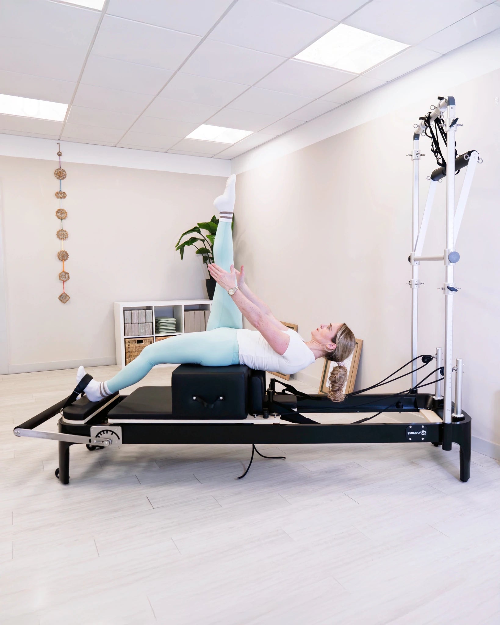 Aluminium Reformer with Tower System / Half Trapeze, Pilates Equipment - Gym Gear