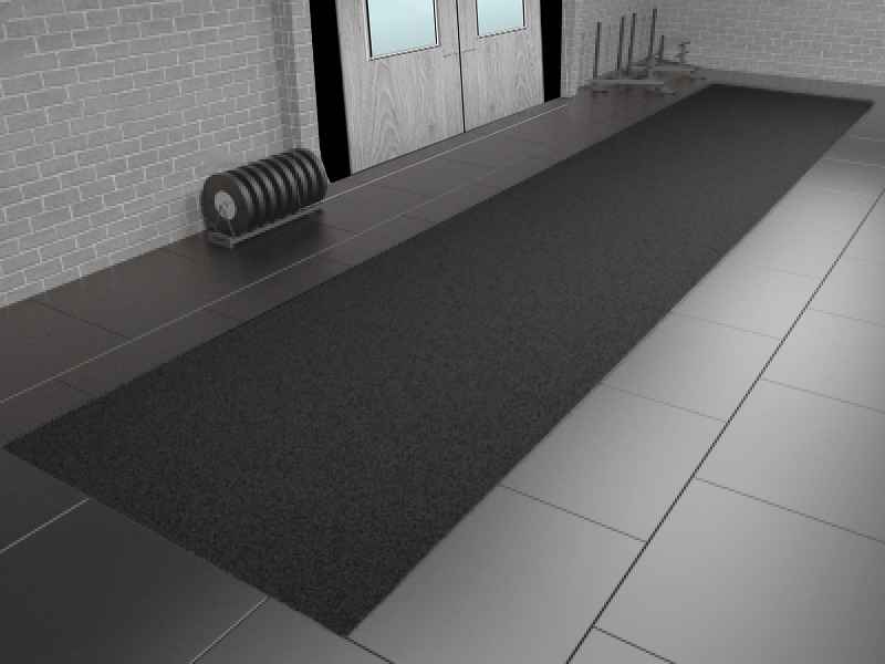 Plain Sprint Track – Black 10m x 2m