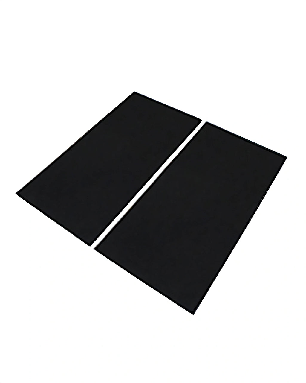 30mm Premium Black Rubber Gym Floor Tile (1m x 0.5m / Black)