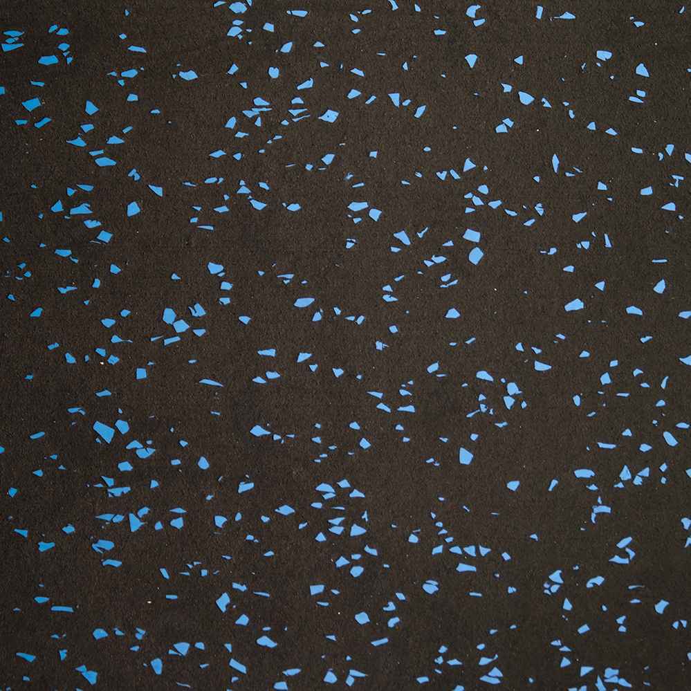 Close Up Premium Rubber Tile Blue Fleck