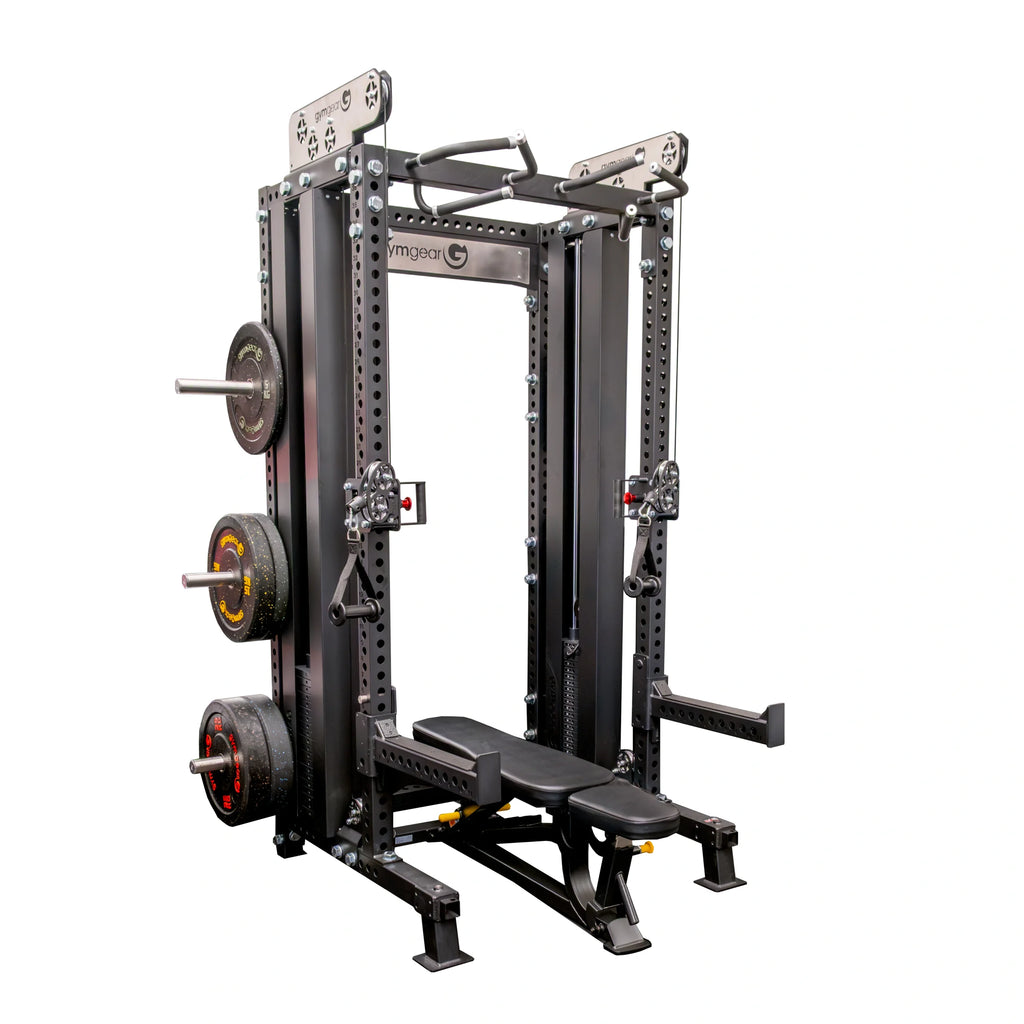 Elite Series DAP Half Rack Combo With Weight Horns and Weight Plates