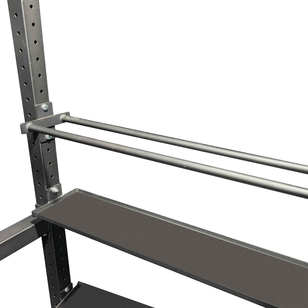 HIITMax Training Station, Slam Ball and Kettlebell shelves