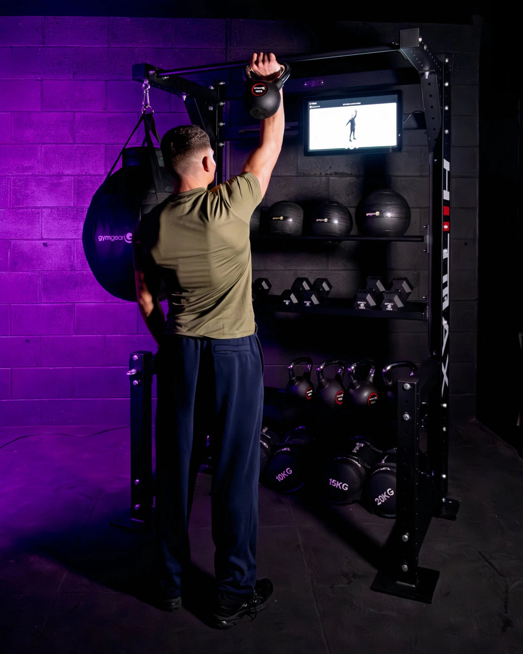 HIITMax Training Station with Screen & App, Functional Rigs - Gym Gear