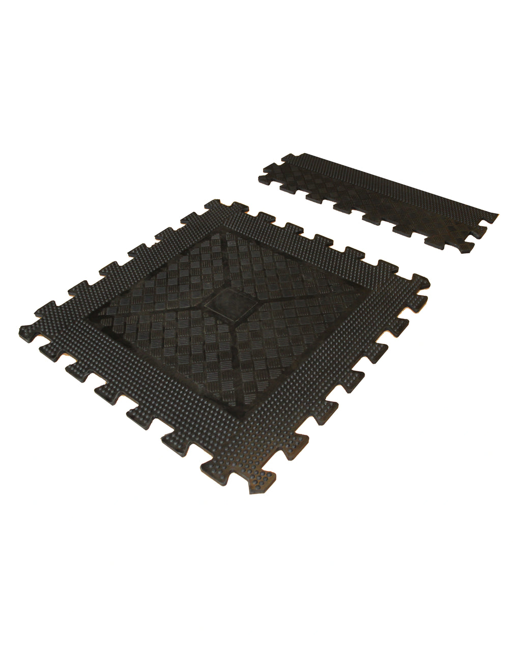 Rubber Interlocking Gym Floor