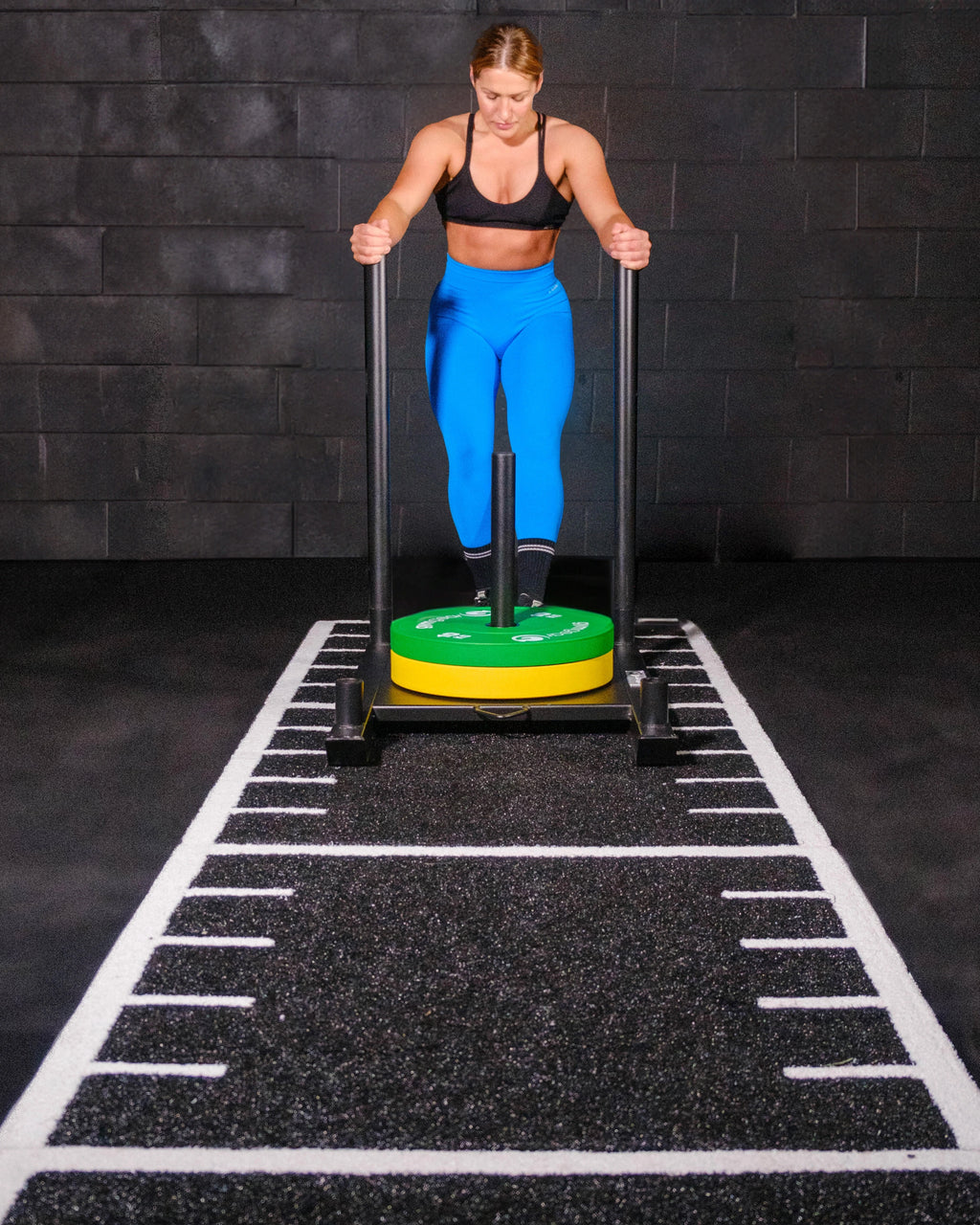 30mm Black Premium Sled Track Turf Tile 1x1m, Turf Tiles - Gym Gear