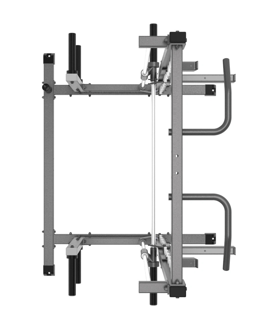 Pro Series Plate Loaded, Half Cage Smith Machine