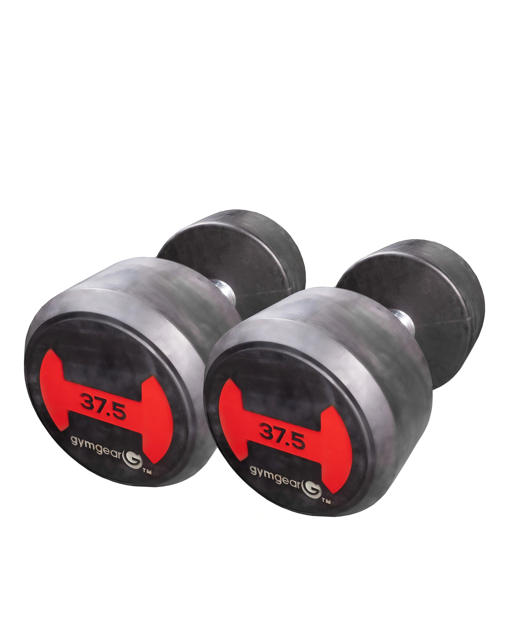 47.5kg Rubber Dumbbells Pair