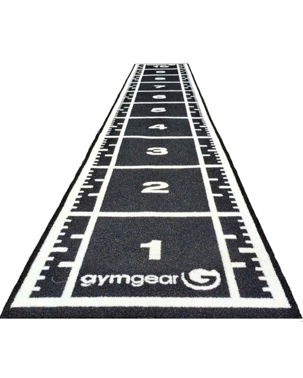10m x 1.5m Sprint Track (Full Line Markings) – Black