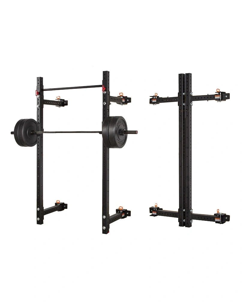 Warrior Folding Wall Rack - Space-Saving Gym Equipment – Gym Gear