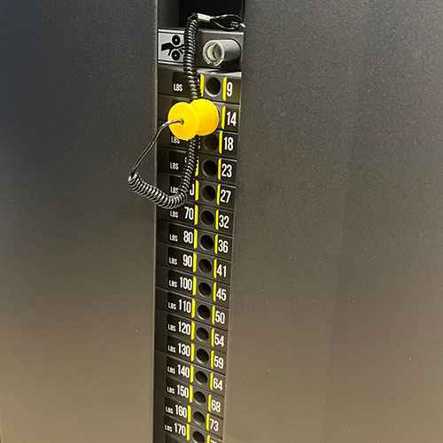 adjustable dual pulley stack detail