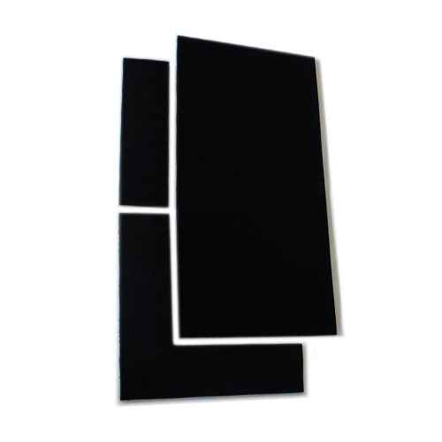 20mm Premium Black Rubber Tile with Corner Edge and Edge Tile
