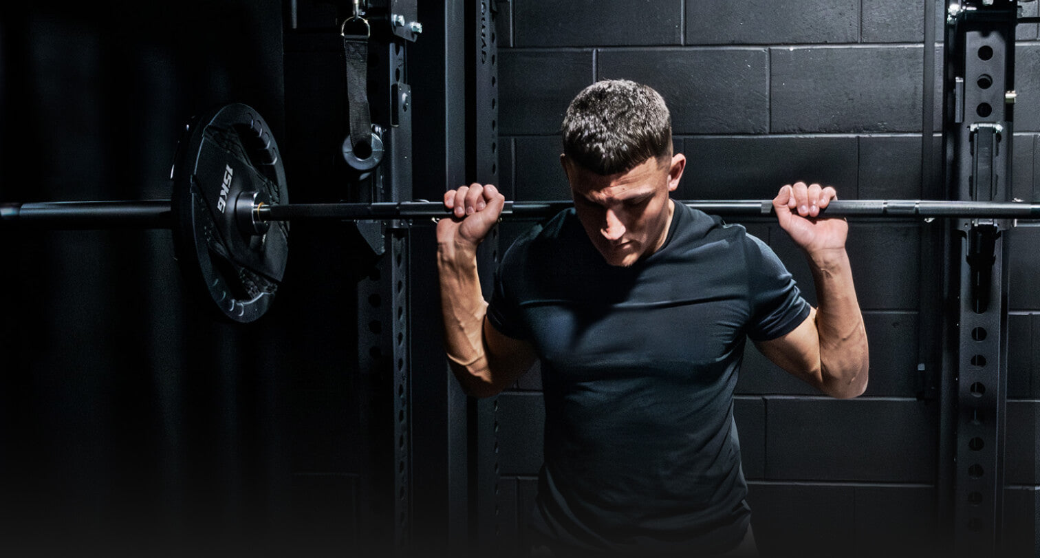 Man lifting Gym Gear weights