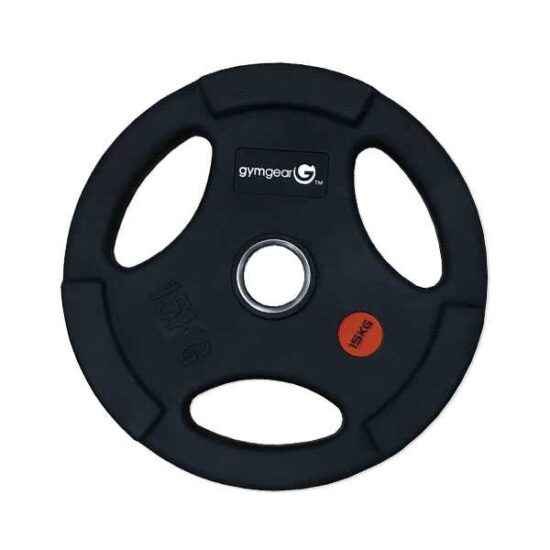 Rubber Olympic Weight Plates (Tri-Grip)