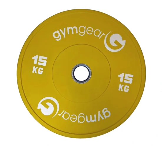 Coloured Bumper Weight Plate 25kg Red