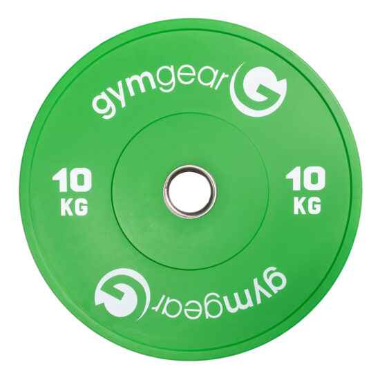 Green Coloured Bumper Plate 10kg