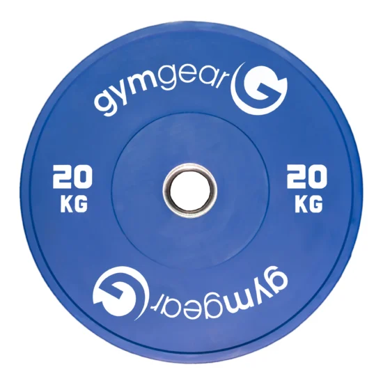 Coloured Bumper Weight Plate 20kg Blue