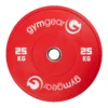 Coloured Bumper Weight Plate 25kg Red