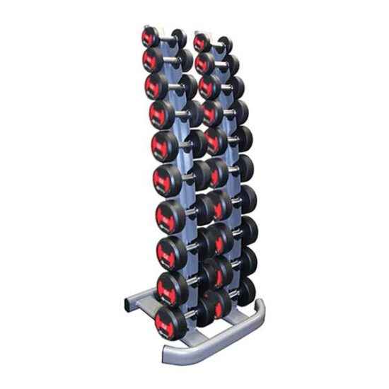 Dumbell rack with dumbells