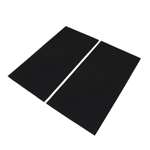 20mm Premium Black Rubber Gym Floor Tile (1m x 0.5m / Black)