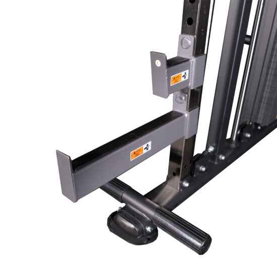 Rhino Pro Strength Machine J-Hooks and Safety Squat Bar