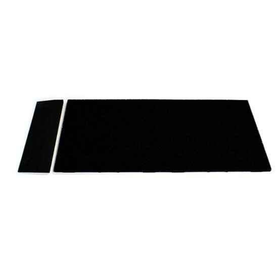 20mm Premium Rubber Black Tile with Edge