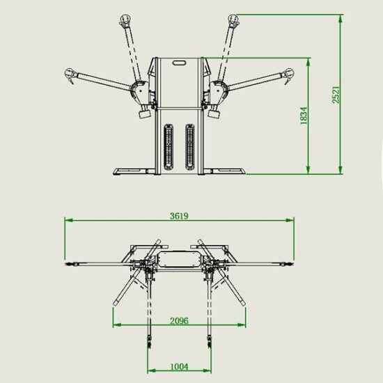 Gym Gear Dual Pulley Crossover dimensions