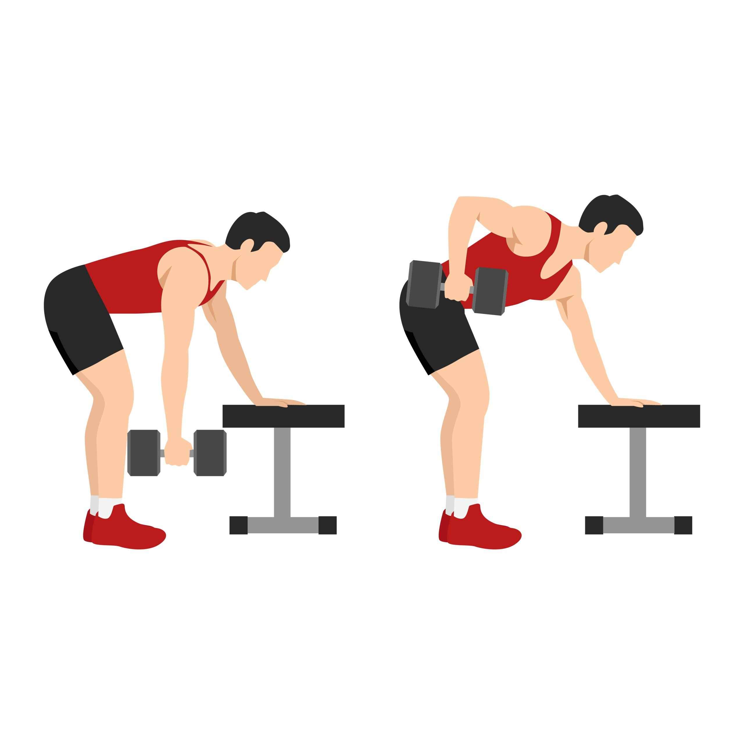 Exercises to do store with dumbbells