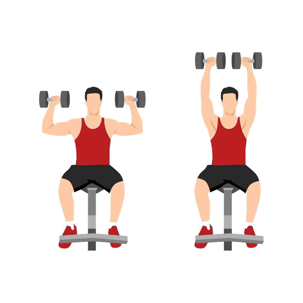 Different types of online dumbbell exercises