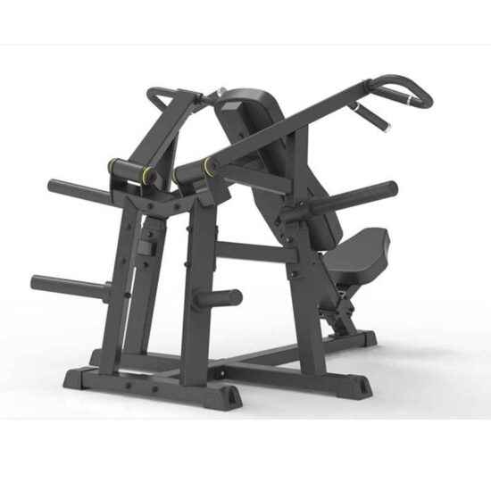 seated shoulder press rear view right hand side